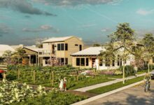 A 750-home community with car-free zones, a farm and lake is coming to the Houston area