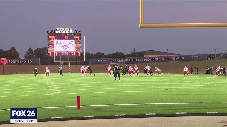 Friday night football in Texas heat