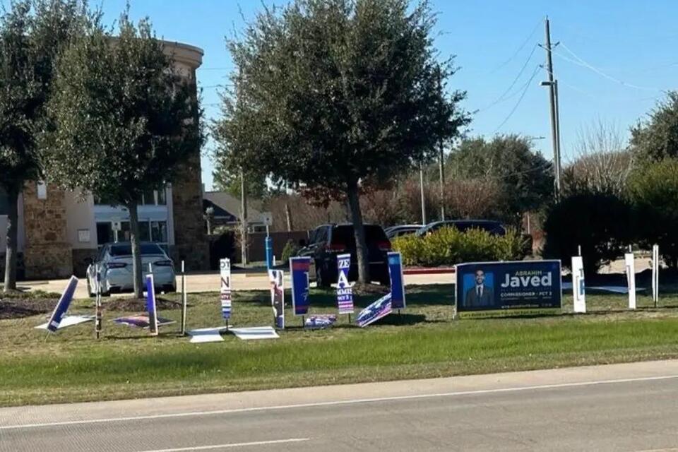 Fort Bend candidates report campaign sign vandalism ahead of March primary