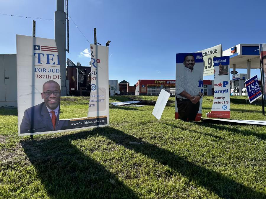 Man arrested for vandalizing campaign signs in Fort Bend County