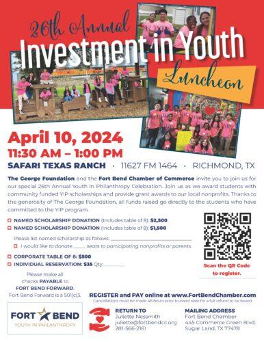 26TH ANNUAL INVESTMENT IN YOUTH CELEBRATION