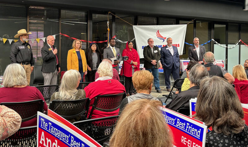 Fort Bend County Pct. 3 Commissioner and Sheriff candidates in the Republican primary address the Freedom Matters Action Group