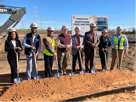 Fort Bend Transit breaks ground on new Westpark Park and Ride