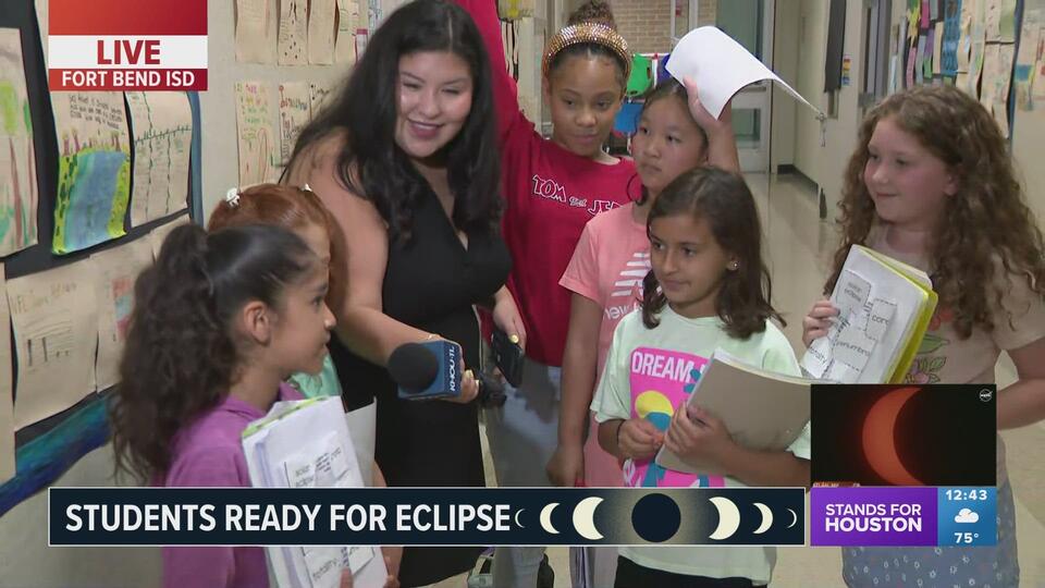 Fort Bend ISD students share what they learned during the solar eclipse