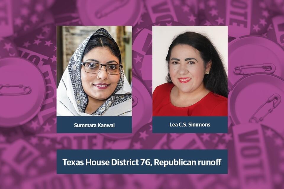 Simmons takes early lead in Republican runoff race for Texas House District 76