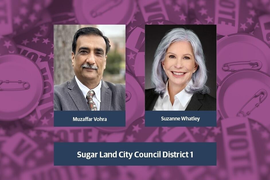 Early voting results show incumbent Suzanne Whatley leads Sugar Land City Council District 1 election