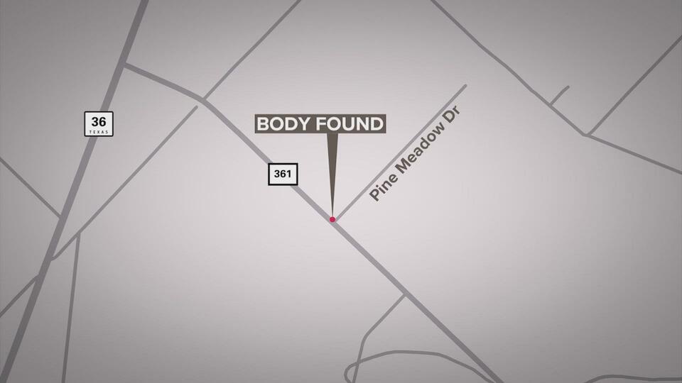 Construction workers find body in ditch between Rosenberg and Needville in Fort Bend County