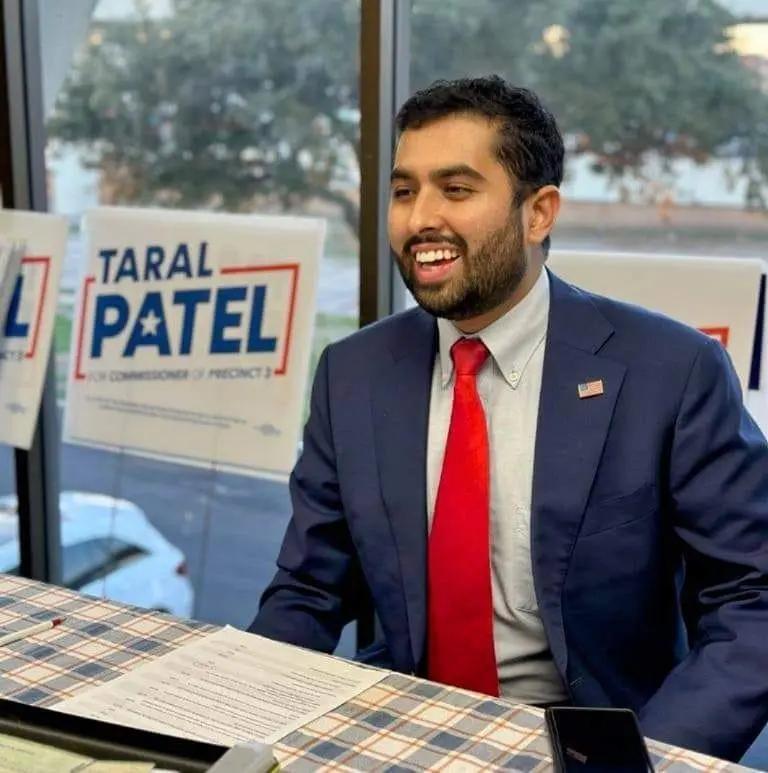 Candidate for Fort Bend County Commissioner Taral Patel arrested for online impersonation