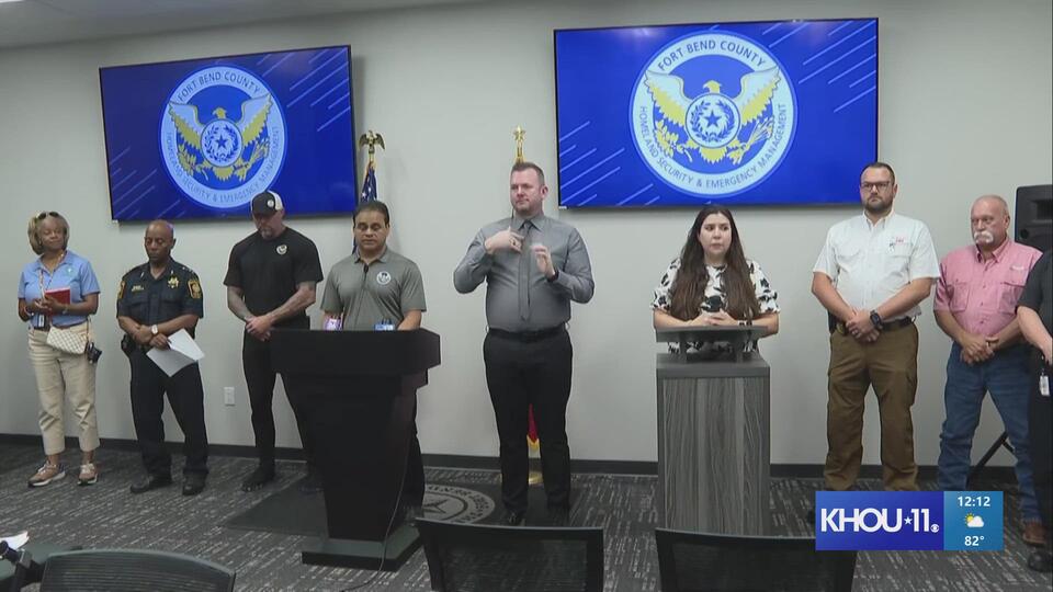 Fort Bend County officials give updates on power outages, cooling centers, shelters, supplies and more