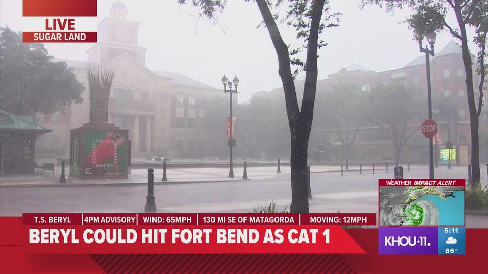 Beryl treated as Category 2 Hurricane in Fort Bend County. Here’s why