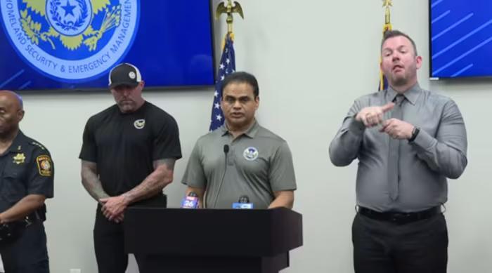 Fort Bend County Judge KP George holds press conference on Hurricane Beryl recovery efforts