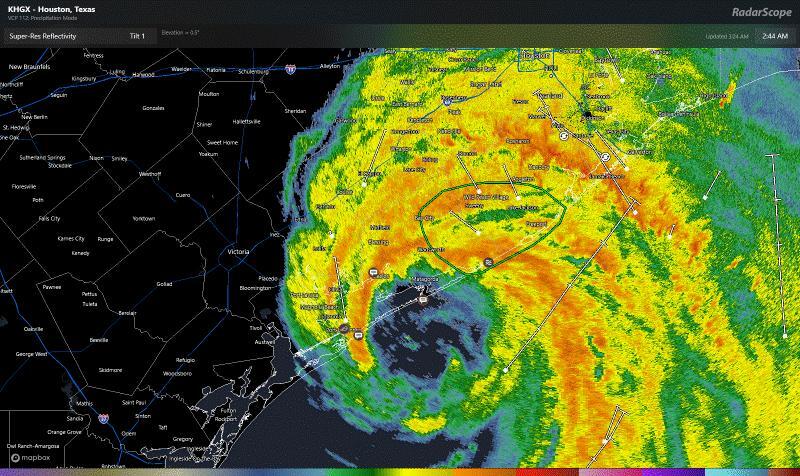 Hurricane Beryl makes landfall near Matagorda with 80 mph winds