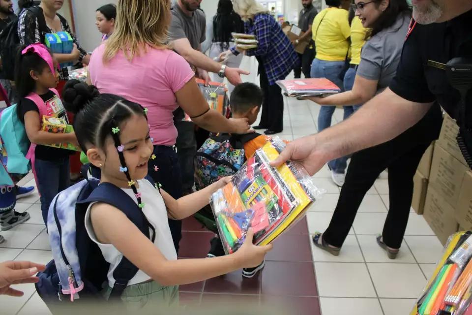 Fort Bend ISD kicks off 2024-25 school year with giveaways, new laptops