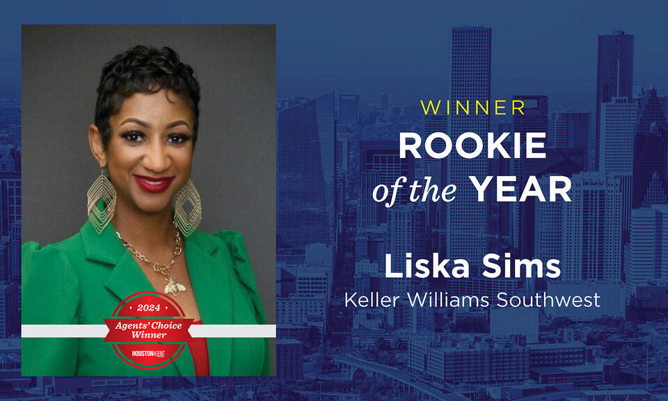 Rookie of the Year: Liska Sims, Keller Williams Southwest